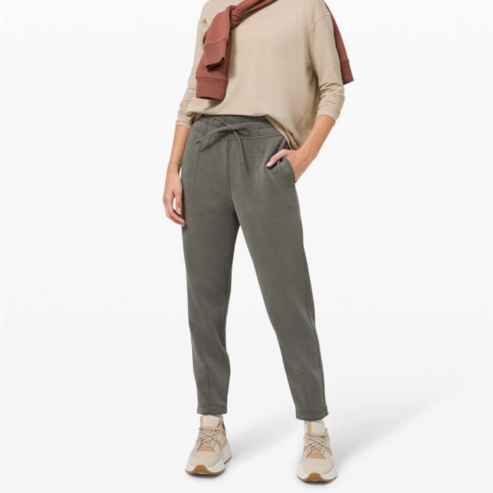 lululemon Soft Ambitions High Rise Jogger Grey Sage Size 6